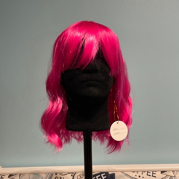 2/$50 Rose pink wig 12” - Picture 2 of 8